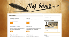 Desktop Screenshot of nejbasne.cz